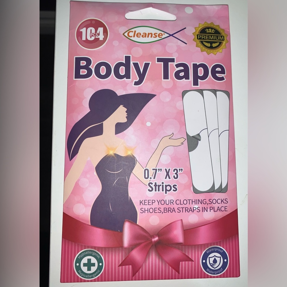 Body Tape Strips - 104 pieces